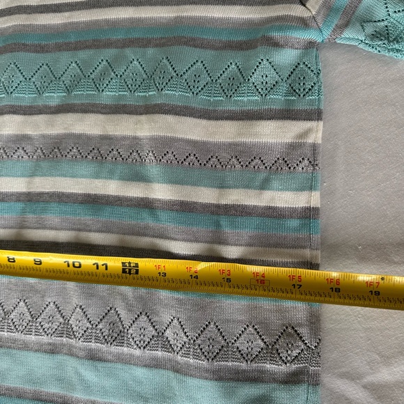 Alfred Dunner Striped Knit Top - Petite - Picture 6 of 6